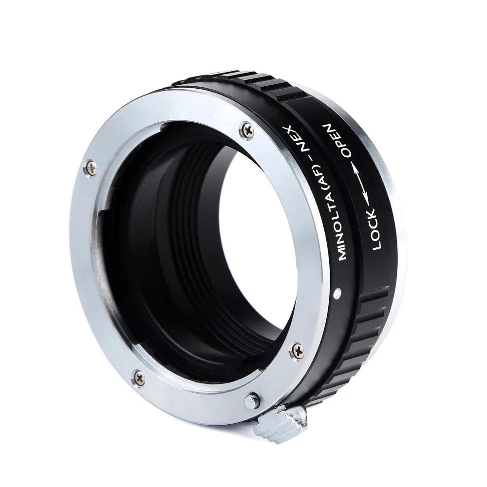 MINOLTA AF-NEX Переходное Кольцо с медь-алюминиевым материалами Для установки объектива Minolta AF на фотоаппарат NEX K&Fconcept
