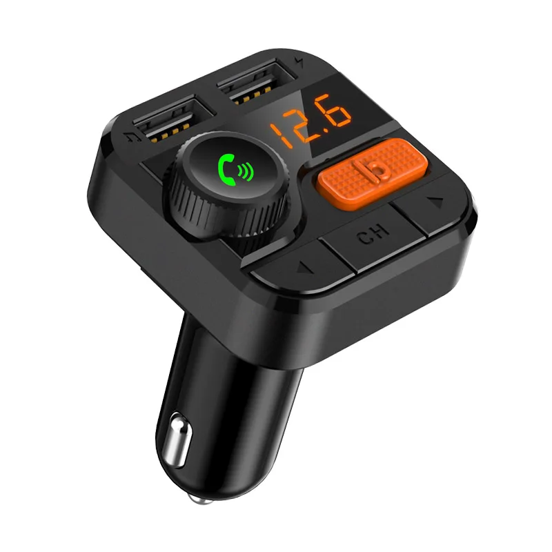 FM трансмиттер JaJaBor Bluetooth 5 0 Carkit Handsfree модулятор 3.4A автомобильное зарядное