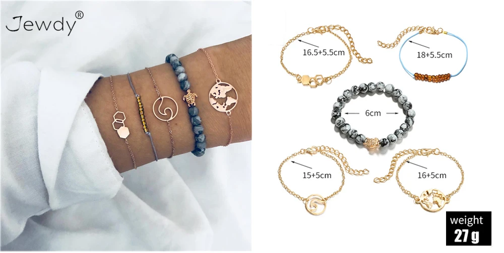 30 Styles Mix Turtle Heart Pearl Wave LOVE Crystal Marble Charm Bracelets for Women Boho Tassel Bracelet Jewelry Wholesale
