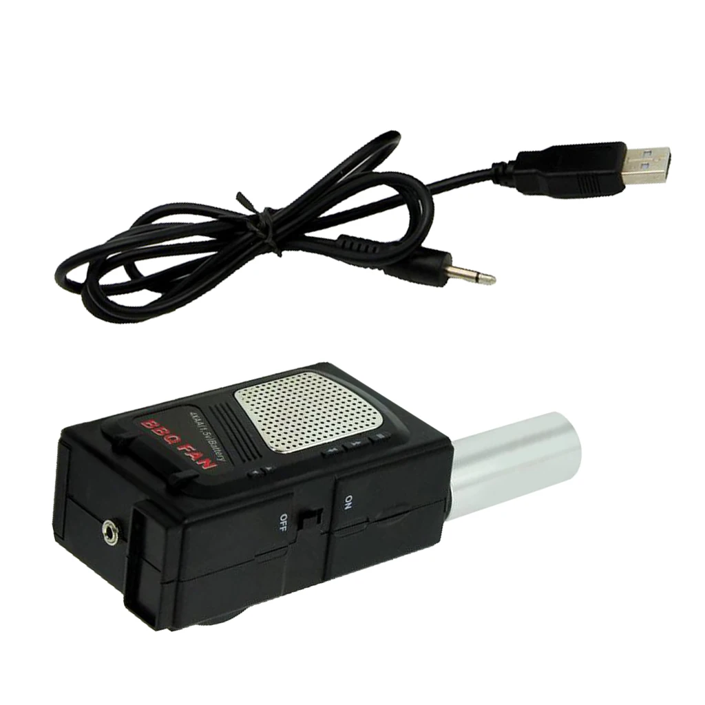 DC 5V портативный вентилятор для барбекю воздуходувка с USB кабелем наружного