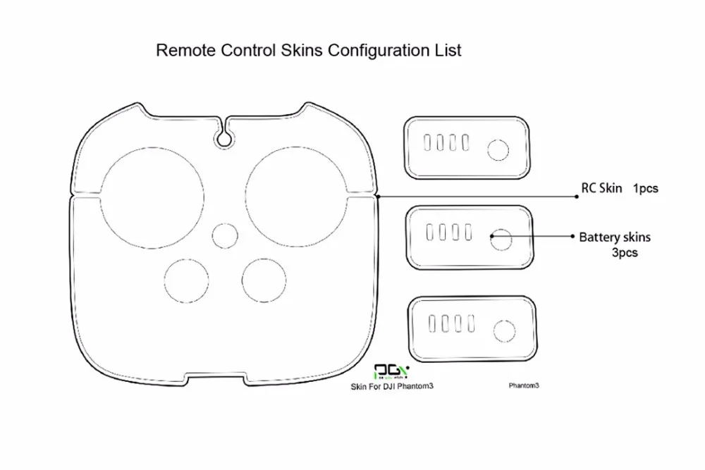 PGY DJI Phantom 3 PVC Matte Golden Ice Film Skin Decal Stickers Vinyl Film Phantom 3 Accessories Drone Wrap Sheet Film Sticker