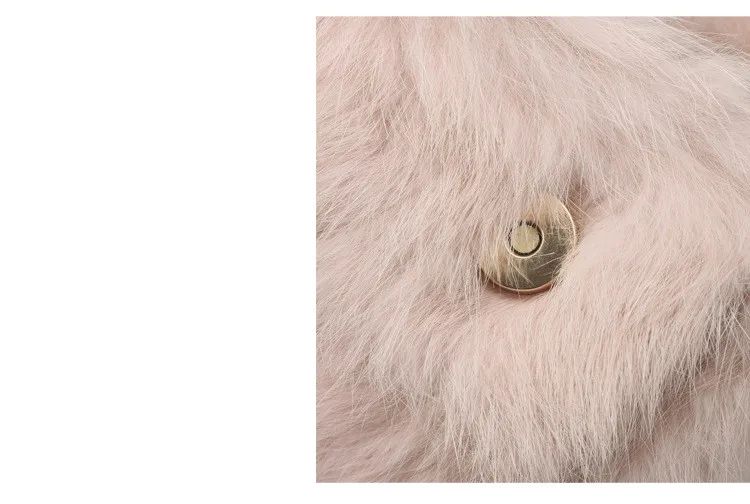 Blascher Real Rabbit Hair Women Bag 2018 Winter New Wave Simple Solid color Wild Portable Pink Hair Messenger Bag For Girls SQ95 (9)