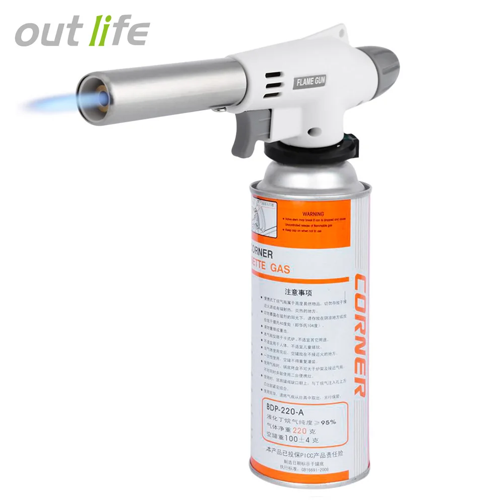 

Gas Torch Flame Gun Blowtorch Cooking Soldering Butane AutoIgnition gas-Burner Lighter Heating Welding gas burner flame