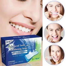 28pcs Advanced Teeth Whitening Strips Gel Professional Blanqueador Dental Material Tooth Whitener 3D White Care Oral Hygiene