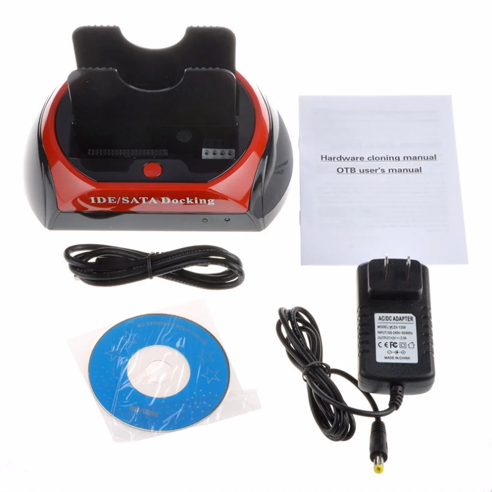 Convenient 2 5 Inch 3 5 Inch IDE SATA USB 2 0 Dual HDD Hard Drive