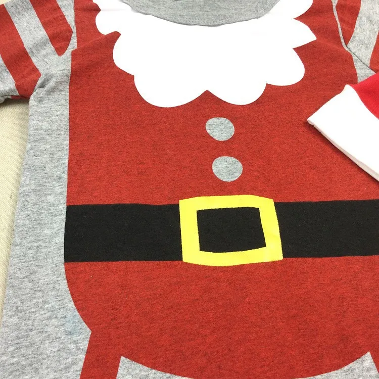 Novelty Costume Christmas Baby Clothing Romper Long Sleeve Spring Autumn Baby Wear Clothing Set Top+headband or Hat Baby Overalls Bodysuit CL0435 (6)