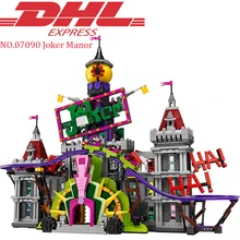 

Lepin 07090 3857Pcs Super Hero The Joker Manor Set Compatible Legoing 70922 Building Blocks Bricks Educational Toys Model Gift