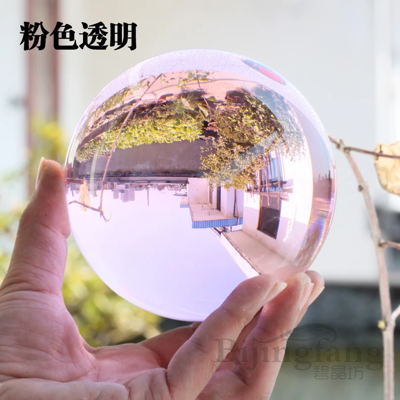 

powder crystal K9 artificial crystal Feng Shui lucky ornaments to dribble magic photography ball decoration