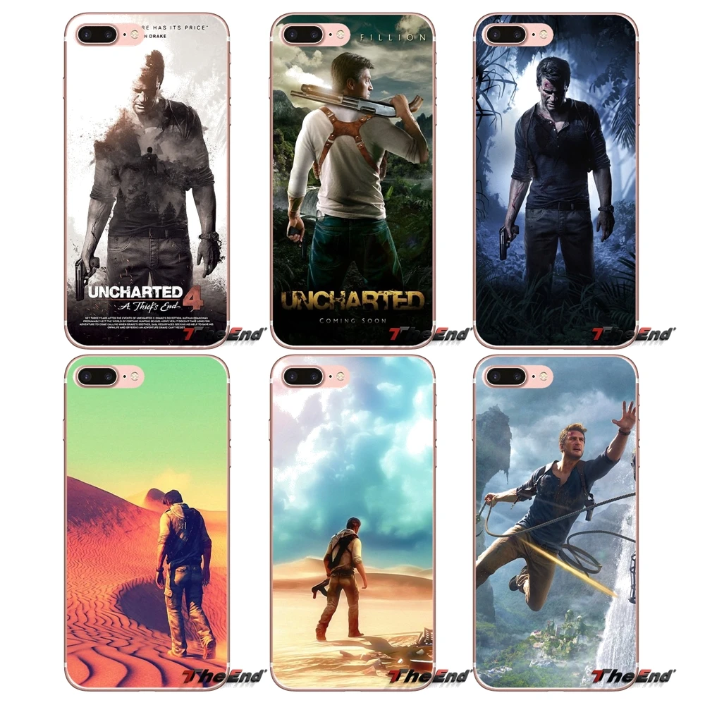 NECA Uncharted 4 A tief end NATHAN DRAKE для Samsung Galaxy S3 S4 S5 MINI S6 S7 edge S8 Plus Note 2 3 5 Grand Core Prime|for samsung galaxy|core