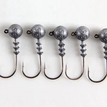Приманка мягкие приманки Крючки свинцовая головка крючок специальные рыболовные инструменты с винтом более плотно