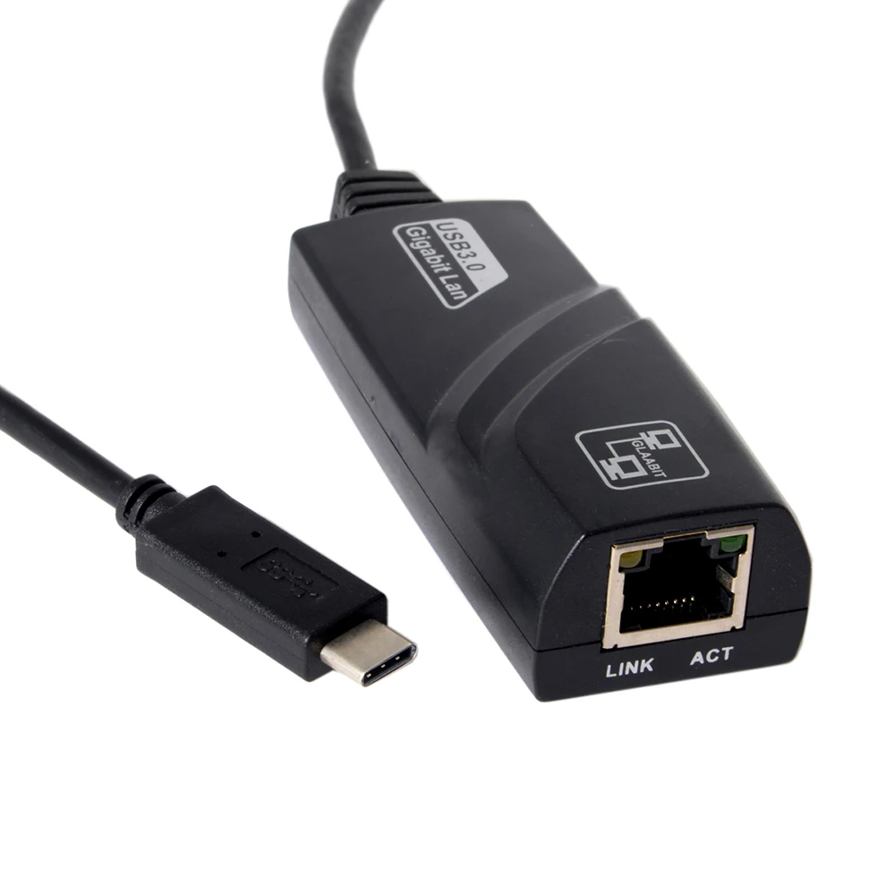 CY UC-064 USB 3,0 5 Гбит/с Тип с разъемами типа C и 1000 Мбит/с Gigabit Ethernet сетевая карта для RJ45 IPv6 IEEE 802.3AZ