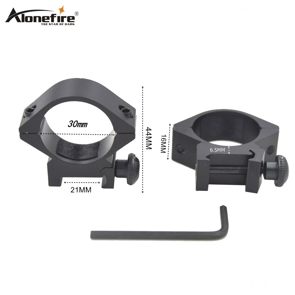AloneFire M3017 30 мм кольцо Вивер Пикатинни 21 мм рельс страйкбол винтовка стрелковый пистолет светильник лазерный прицел тактический крепление база ласточкин хвост