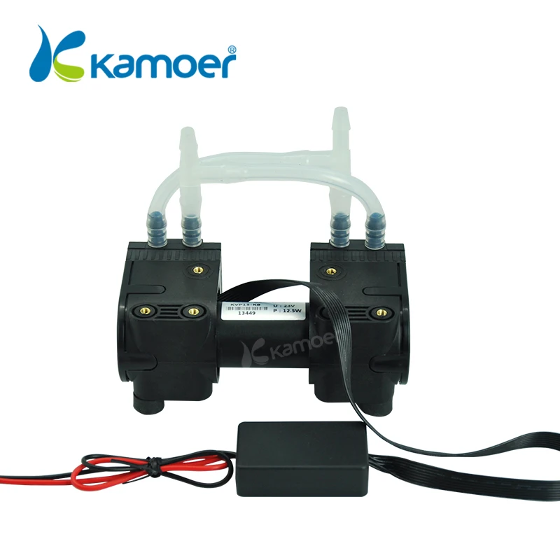 Kamoer KVP15 мембранный вакуумный насос с двойной головкой и бесщеточным двигателем