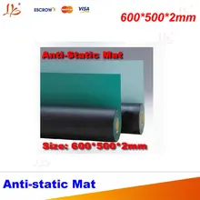 Free ship, 600*500*2mm Anti-Static Mat, Antistatic Blanket ,ESD Mat For Repair Work a roll 10m 1 2m 2mm esd mat anti static mat antistatic blanket esd table mat for bga repair work