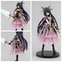 Japanese anime DATE A LIVE Tohka Yatogami 17 CM modelo Mão enfeites de brinquedo Figura de Ação do PVC dos desenhos animados artigos de decoração crianças presente