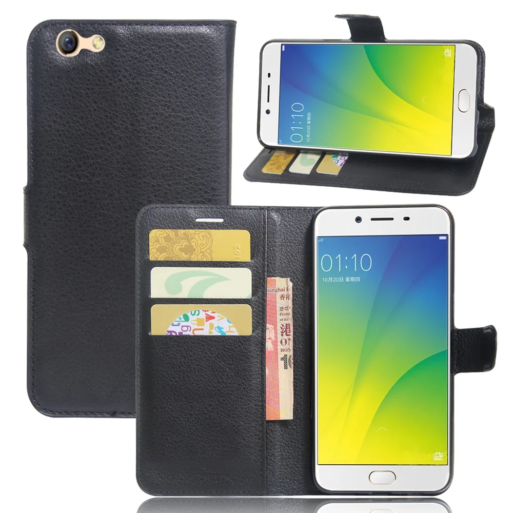 

For OPPO F3 Case Hight Quality Luxury Wallet PU Leather Back Cover Phone Case For OPPO A77 Case Flip Protective Cover Bag