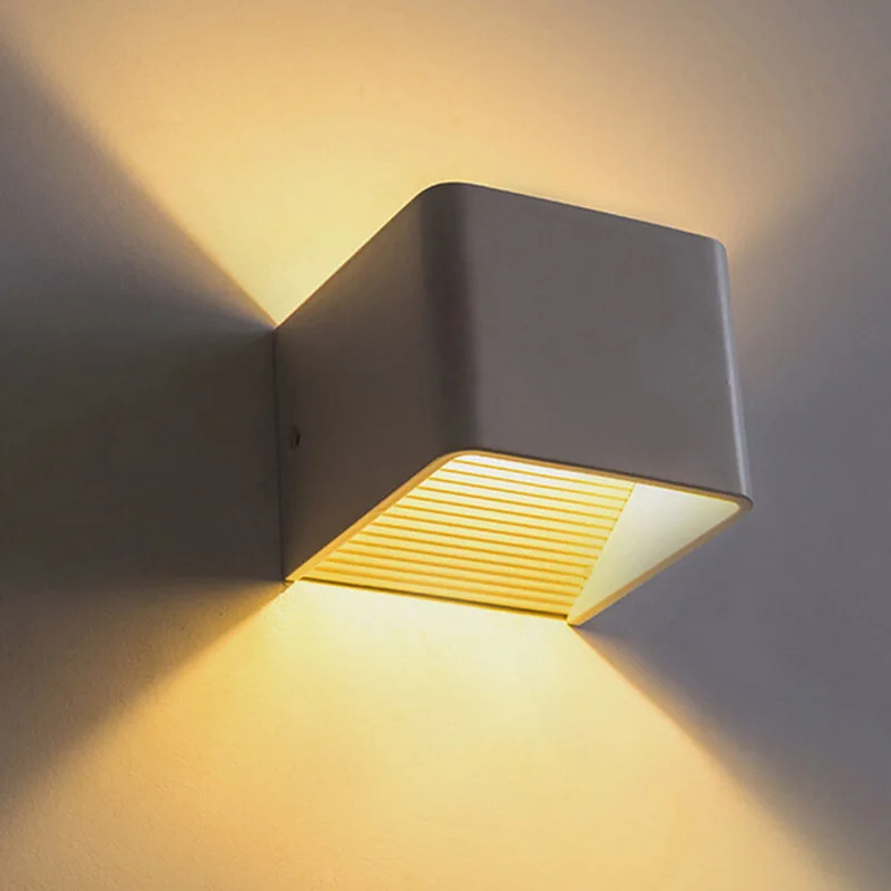 Jiawen 5W LED Wall Lights Aluminum Up and Down Sconce Lighting LED Cube Lamp for Bathroom Vanity Lighting Jiawen 5W LED Wall Lights Aluminum Up and Down Sconce Lighting LED Cube Lamp for Bathroom Vanity Lighting