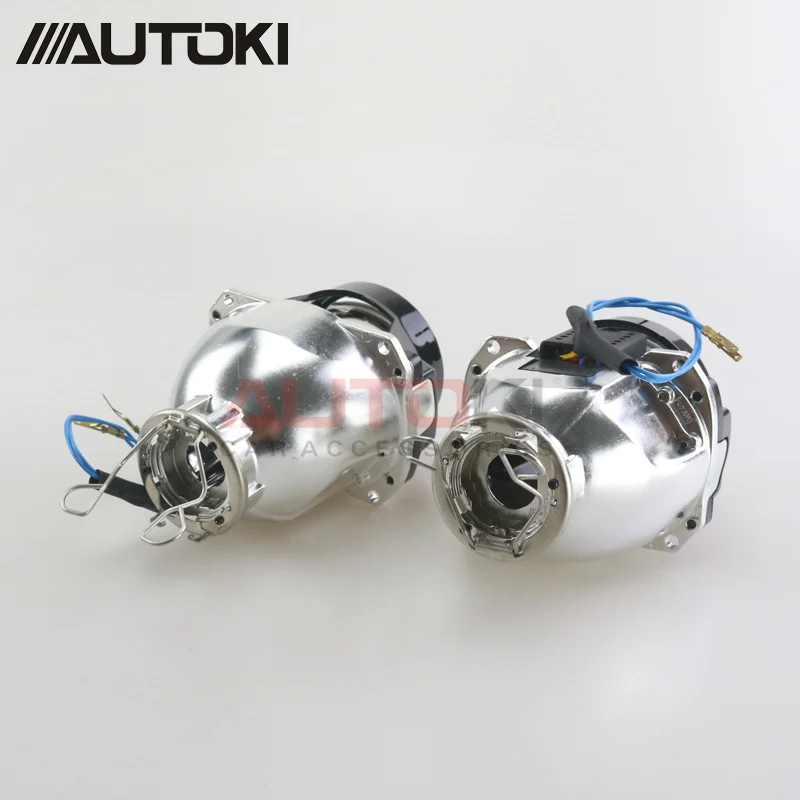 AUTOKI FXR 4,0 2,5 дюймов LHD RHD HID Биксеноновая фара для проектора DIY Модифицированная Биксеноновая линза для использования H7 H9 D1S D2S лампа