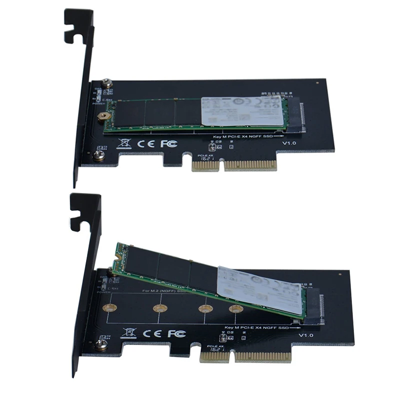 Горячая-PCI-Express PCI-E 3,0X4 к M.2 NGFF M ключ слот конвертер адаптер карта M2 Nvme PCIE SSD Riser Card для настольного компьютера Поддержка 223