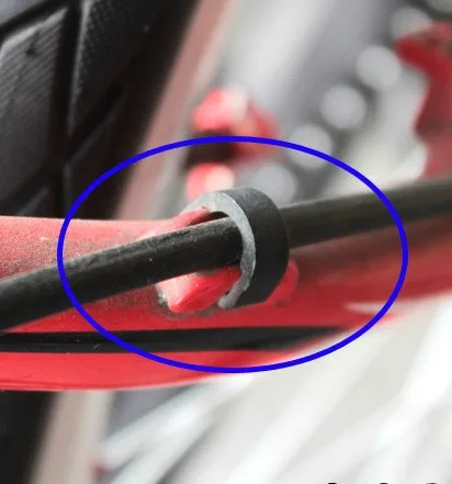 10 шт. пластик MTB велосипеда Bicyle C формы клипы Корпус шланг руководство для тормоза/переключатель линии корпуса c-Пряжка застежками