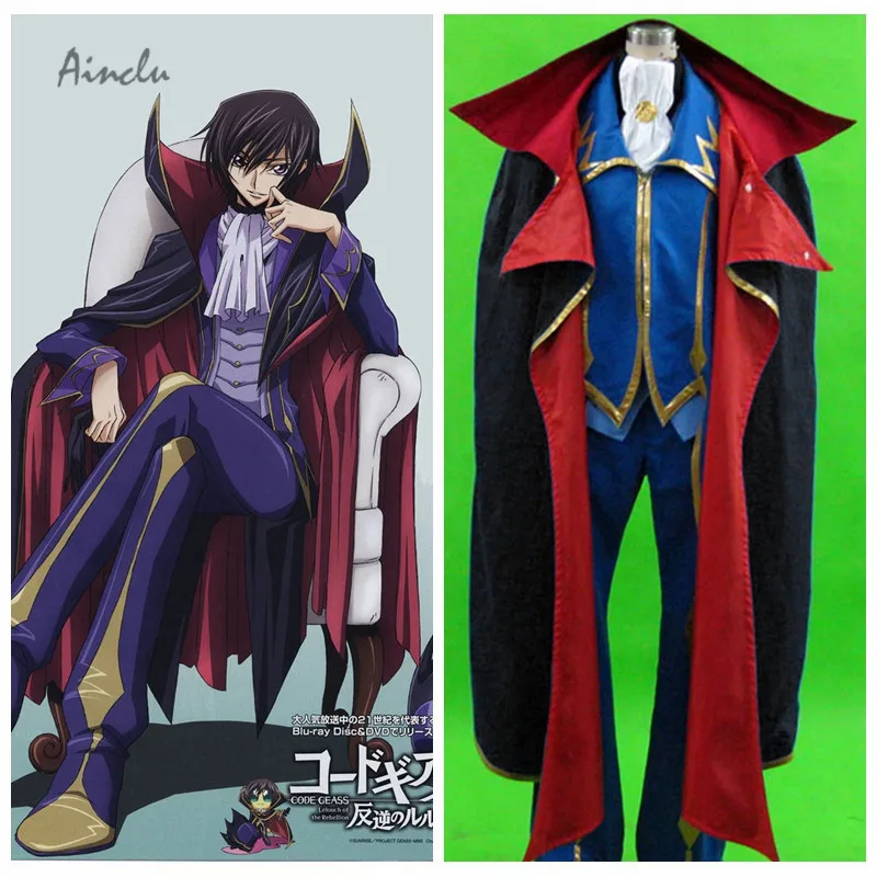 

Ainclu Customize for adults and kids Anime Code Geass Halloween Adult Mangacosplay Halloween Cosplay Costume