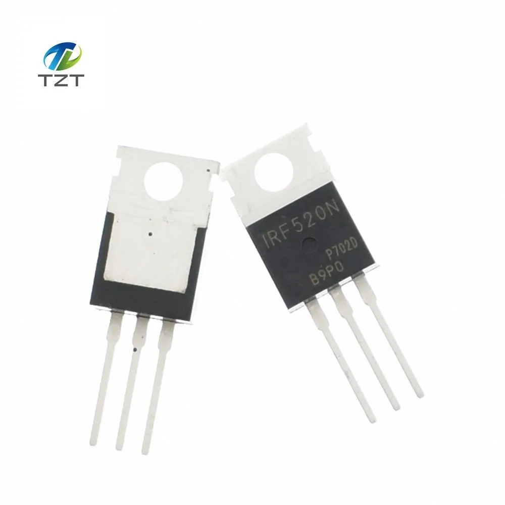 

10PCS IRF520 IRF520N TO-220 N-Channel IR Power MOSFET