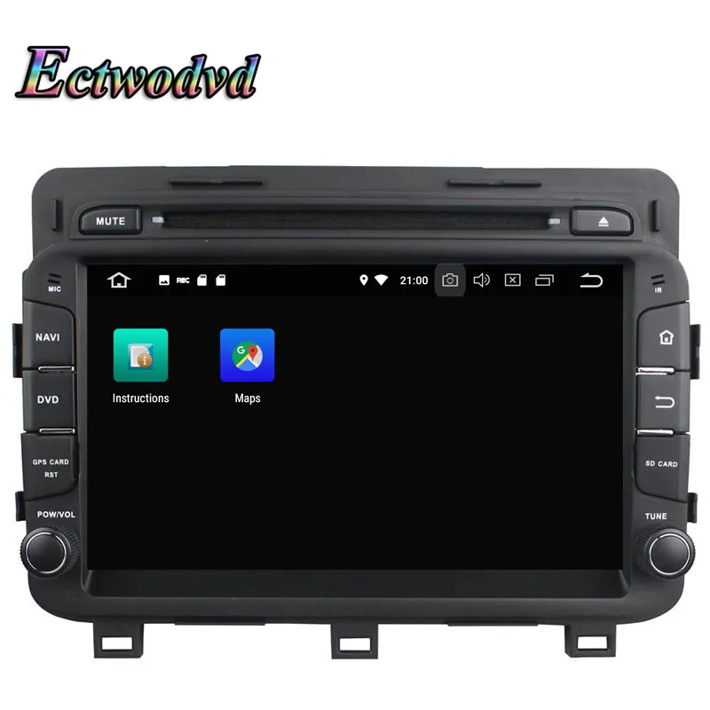 Discount Ectwodvd Octa Core 4G RAM 64G ROM Android 9.0 Car Multimedia DVD Player GPS HeadUnit For Kia K5/Optima 2014 4