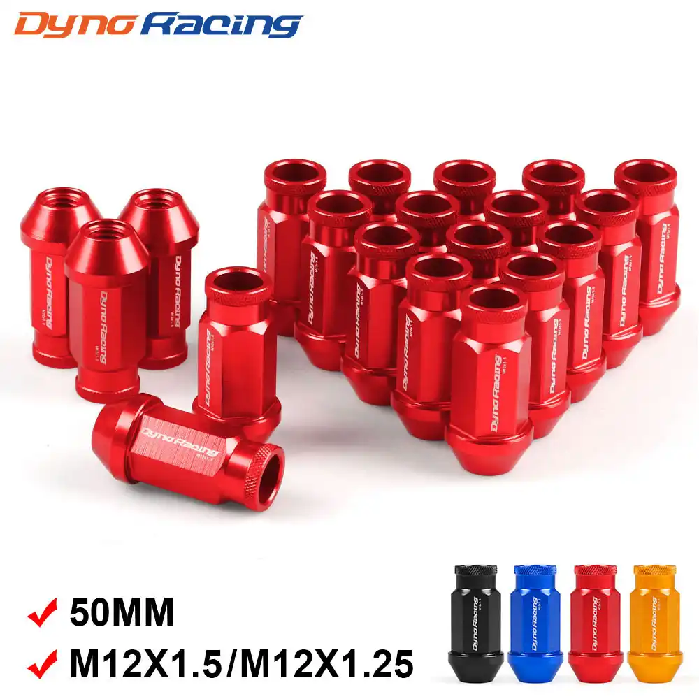 Dado del volante M12X1,25 Argento vite del pneumatico auto Dado del volante in alluminio M12X1,5