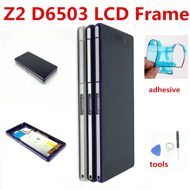 

d6503 lcd For Sony Xperia Z2 LCD L50W D6502 D6503 Display Touch Screen Digitizer For Sony Z2 Display Assembly Replacement Parts