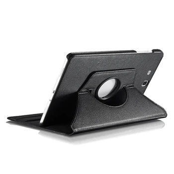 

360 Rotating Smart Cover PU Leather Case for Samsung Galaxy Tab E 9.6 T560 T561 SM-T560 Folding Folio Stand Tablet Case