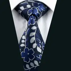 2016 Новинка Для мужчин галстук 100% шелк Цветочные жаккард галстук Gravata для Для мужчин Формальные Свадебная вечеринка Бизнес Бесплатная