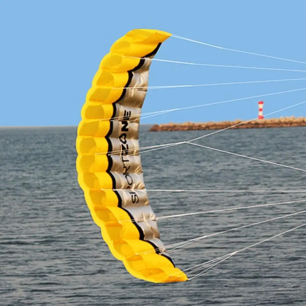 

Dual Line Parafoil Kite Outdoor Fun Water Sport Zone Kite Novelty Long Colorful Kites Children Toy Big Kite 98.4in/2.5m
