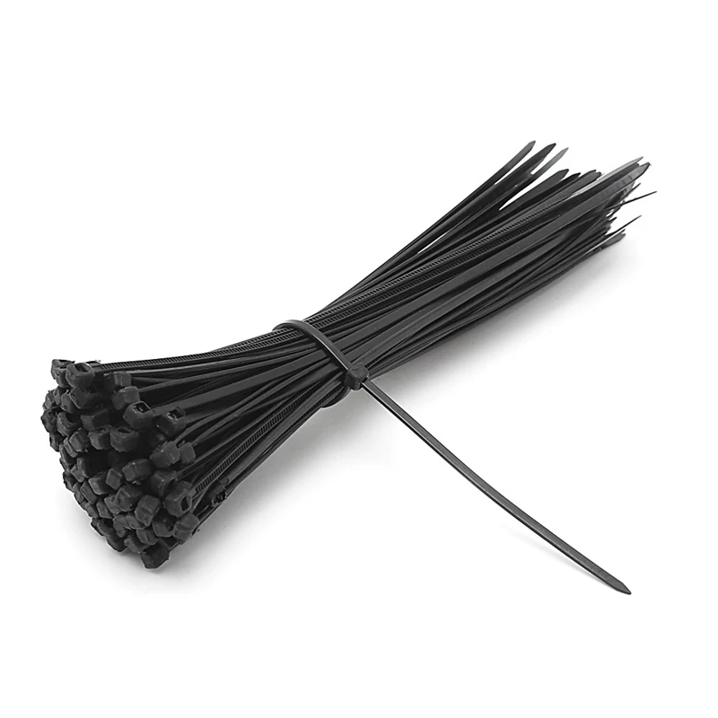 

100Pcs Cable Ties 3X150MM Self-Locking Nylon Wire Cable Zip Ties Cable Ties