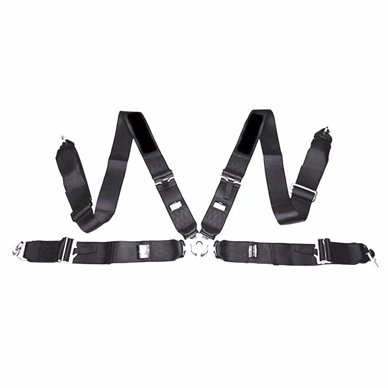 2New-1-Seat-3-4-Point-Camlock-Racing-Seat-Belts-Safety-Harness-color-Red-Blue-Black