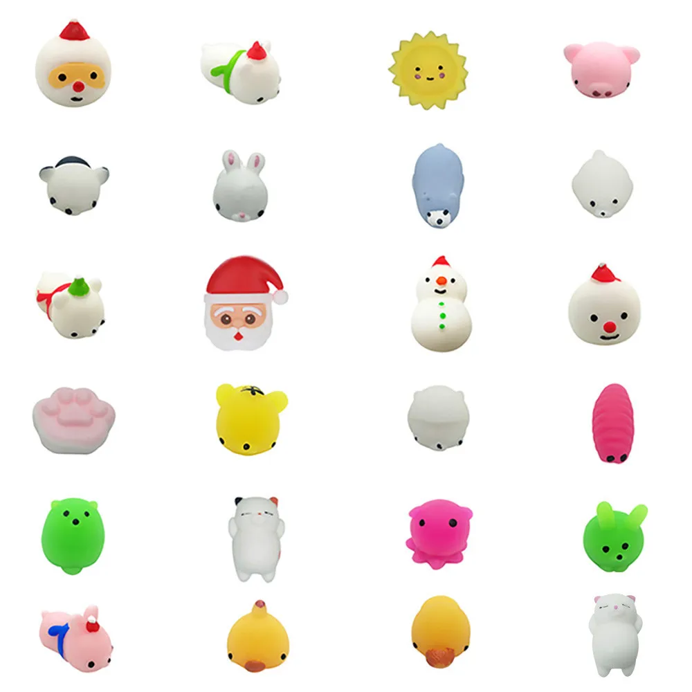 Рождественский подарок для детей Kawaii Мультфильм 24 шт. рождественские игрушки
