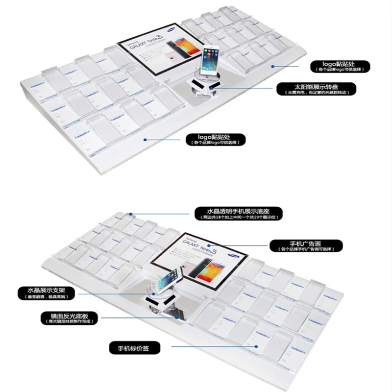 

no charge no alarm retail shop display showroom dummy demo cellphones assemble acrylic universal security present base