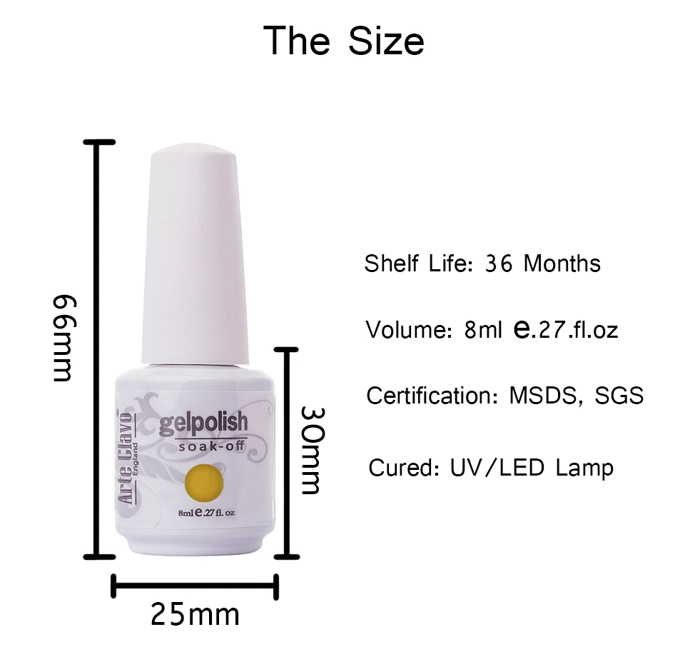 Grupo para Unha Kit de Unhas Arte Clavo Puro Cor uv Gel Unha Polish Art Vernizes Manicure Projeto Conjunto Kit Híbrido Gelpolish 6 Pcs 9 Gel para unhas