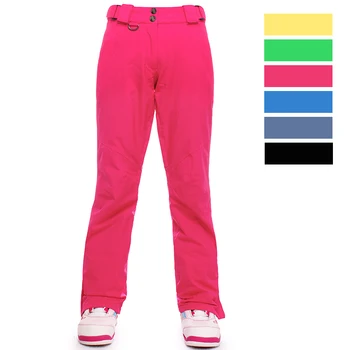 

Winter Women snowboard pants thicken warm strap ski pants women snow trousers thermal waterproof outdoor sport skiing trousers