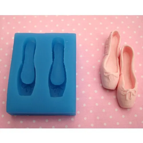 Buy Ballet shoes sugar silicone mold Silicone Mold