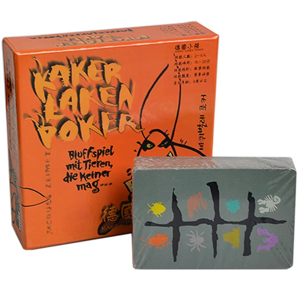 

Kakerlakenpoker board game German cockroach for 2-6 player lie game