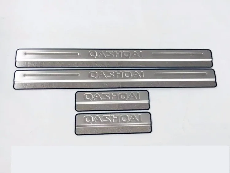 

Free Shipping door sill strip car accessories car styling For Nissan QASHQAI J11 2015 2016 2017 welcome pedal Trim 4pcs