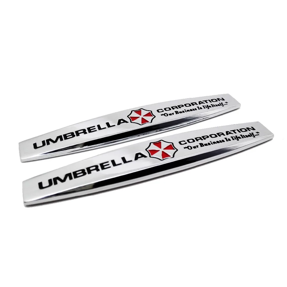 Umbrella Car Sticker Side Emblem Badge Rear Trunk Decoration Decal For Audi BMW Ford Honda Volkswagen Toyota Hyundai Mercedes