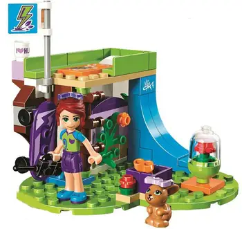 

88pcs Girls Compatible With Lepining Friends Mia&s Bedroom Rabbit Carrot Building Blocks Brick Girl Toy