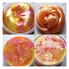 Хлюпать слизь смешивания облако слизь волшебный Пластилин шламов анти-стресс осадка малыш глина мягкая игрушка осадка ясно слизь