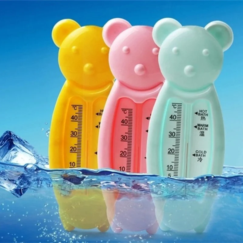 Водяные термометры, новинка года, Товары для ванной и душа, для новорожденных, с рисунком медведя, Детские ванны, измерительные температуры, необходимые игрушки для ванной