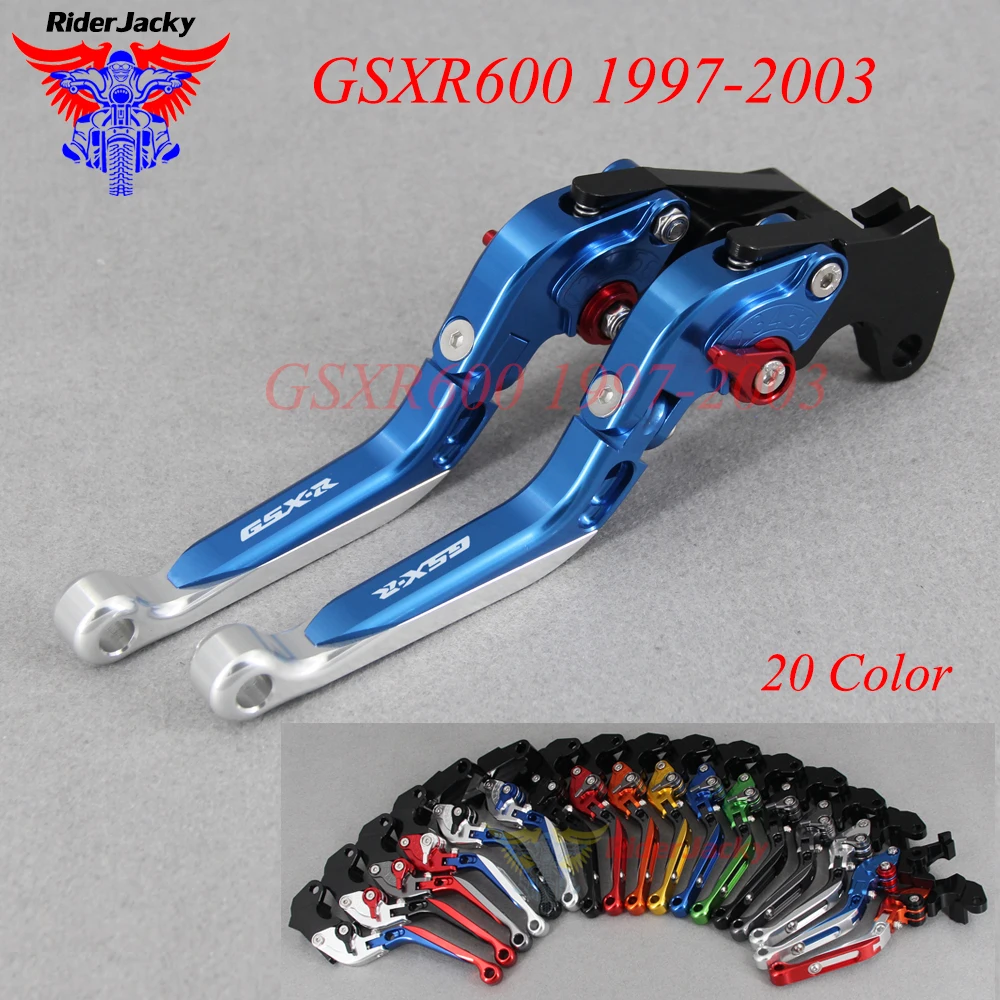 

CNC Extendable Foldable Motorcycle brake Clutch Levers For Suzuki GSXR 600 GSXR600 1997-2003 2002 2001 2000 1999 1998