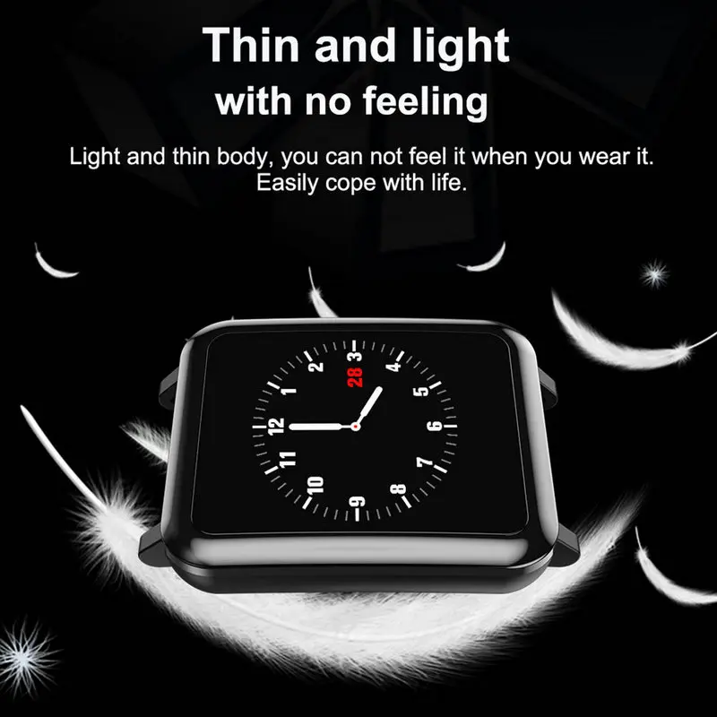 T2 Smart Bracelet Waterproof Heart Rate Monitor Fitness Tracker Smartband Push Message Call Reminder Clock Men Sport Smart Watch