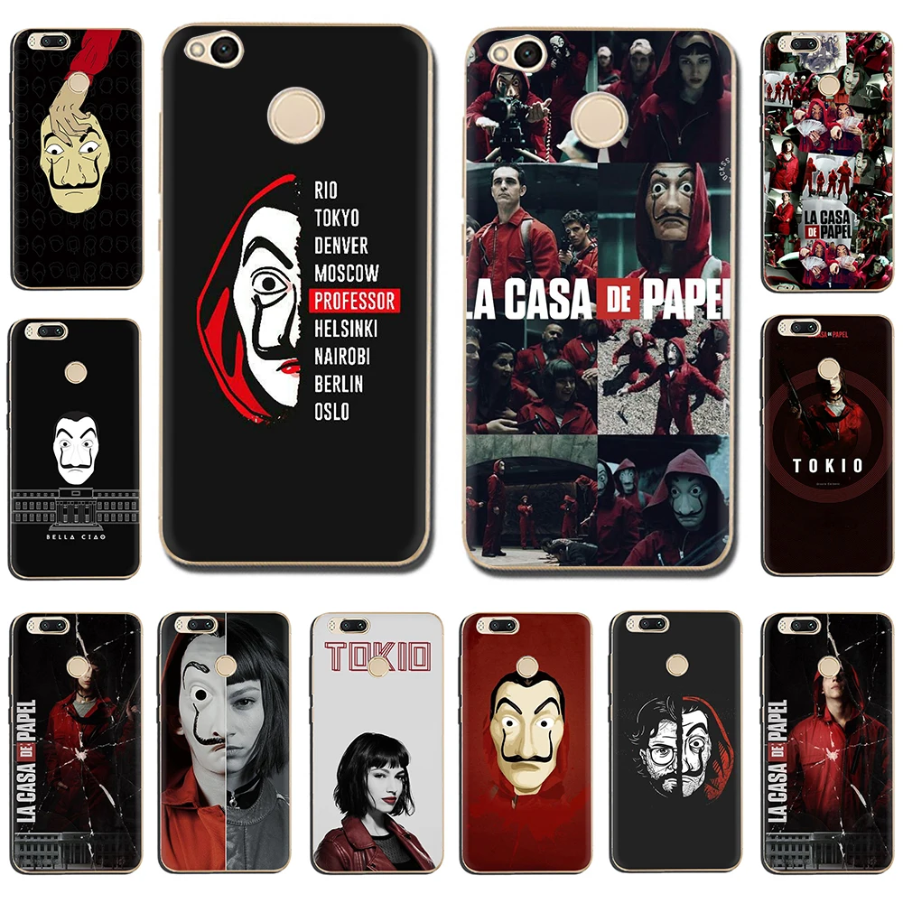 

La Casa de Papel Hard phone cover case for Xiaomi Mi 5 5S 6 8 Lite SE A1 A2 F1 9 9SE MAX 3