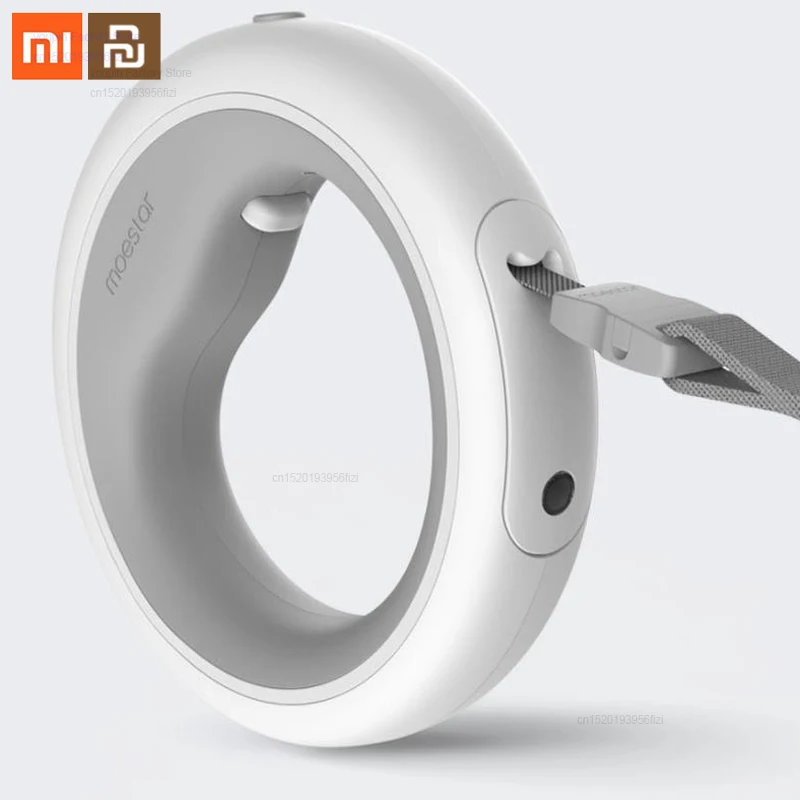 Оригинальный xiaomi mijia телескопическое тяговое кольцо для собаки ошейник поводок