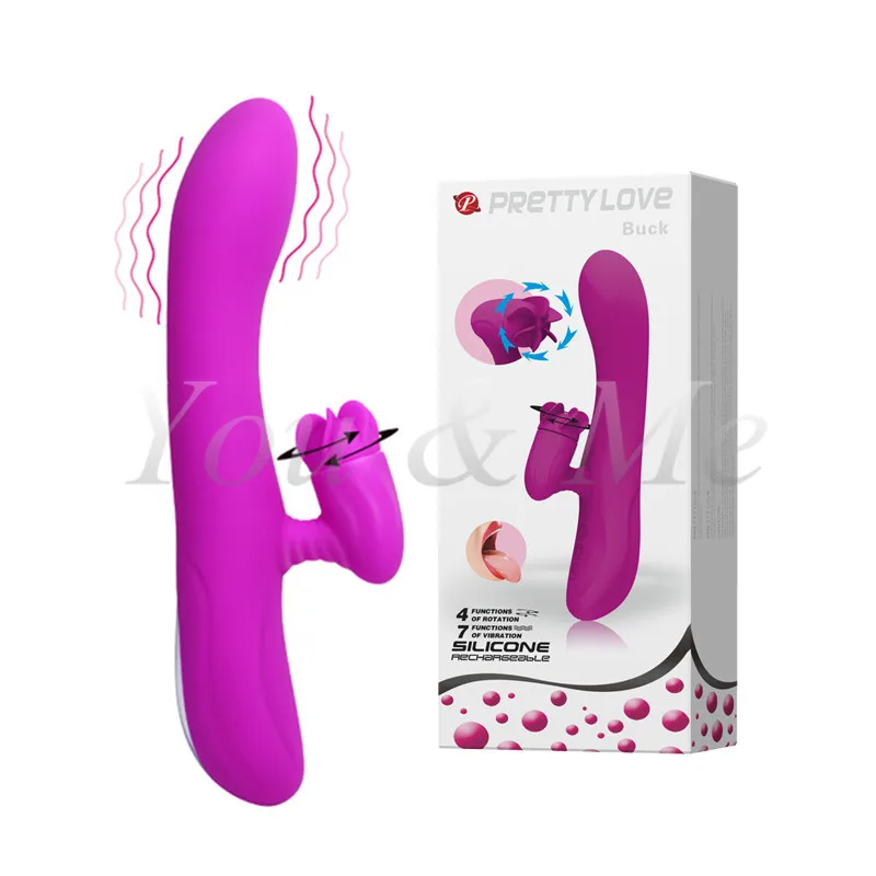 7 Speed G Spot Vibrators 4 Speed Rotations Clitoris Stimulator Clit Vibrators Oral Sex Toys For Women Female Masturbation Orgasm